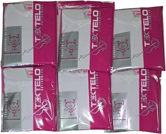 Girls' underwear set made of 100% soft and durable cotton fabric