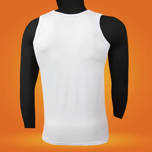 Men's breathable cotton vests with wide shoulder design – soft and comfortable