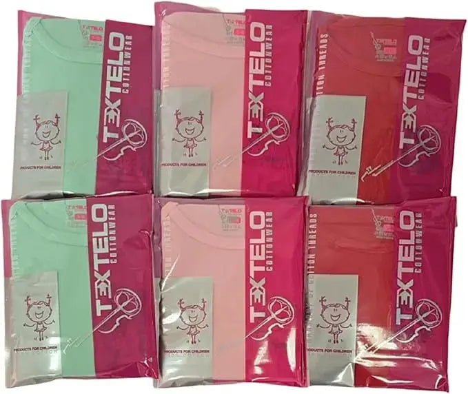 Textelo cotton underwear pack for girls – moisture-wicking and skin-friendly