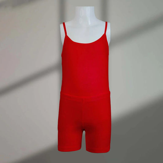 Girls Underwear 100% Cotton Vests & Briefs Red - Textelo