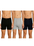 3 pack boxer shorts Long Leg Closed Briefs Comfort & Durability Textelo