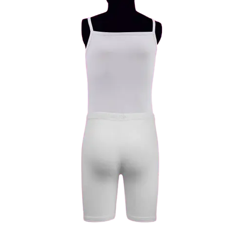 Set Girls Underwear 100% Cotton Vests And Briefs Set 6 Piece white Textelo