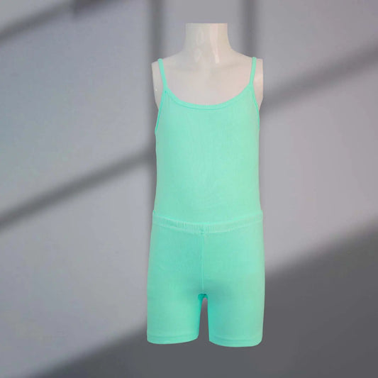 Girls Underwear 100% Cotton Vests & Briefs Green - Textelo