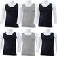 Textelo Under Shirt 100% Cotton Vests Sport -Lounge T-shirt for Men ,(6 pack) colors  soft cotton Textelo