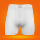 Textelo Men's White Boxer Shorts – 100% Combed Cotton Long Leg Briefs 6-Pack
