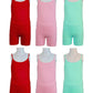 Girls Underwear | 100% Cotton Vests & Briefs (6-Piece, Assorted Colors)