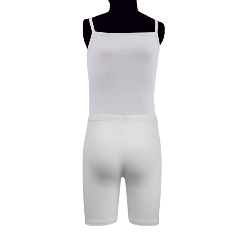 Set Girls Underwear 100% Cotton Vests And Briefs Set 6 Piece white